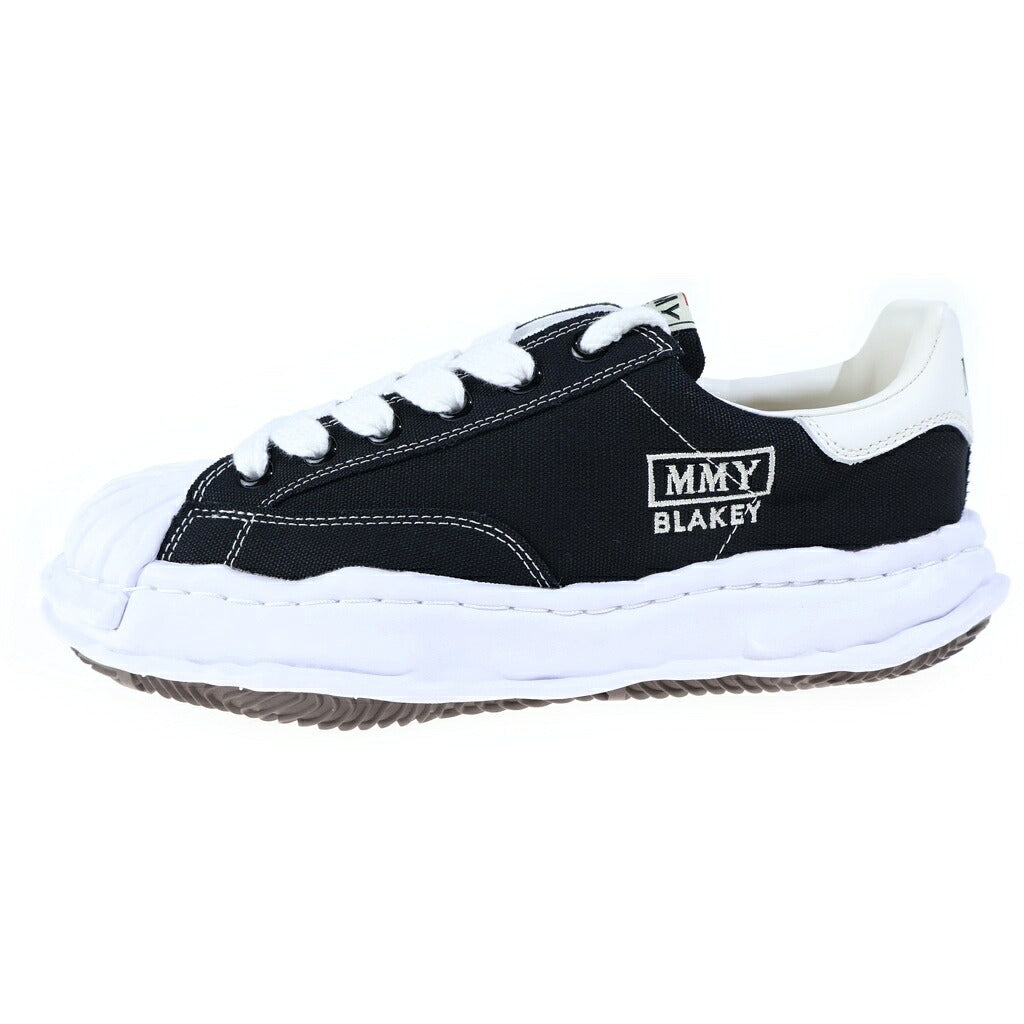 MAISON MIHARAYASUHIRO(メゾンミハラヤスヒロ) BLAKEY OG Sole Canvas Low-top Sneakers ブレーキー キャンバス ローカットスニーカー ブラック/ホワイト A08FW735