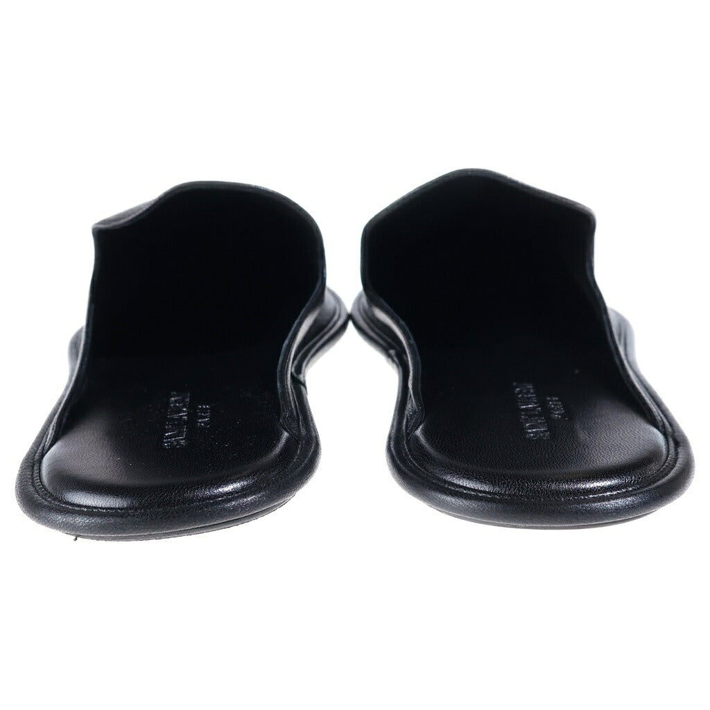 SAINT LAURENT PARIS(サンローランパリ) レザーミュール サンダルスライド ブラック 841577 AADF0