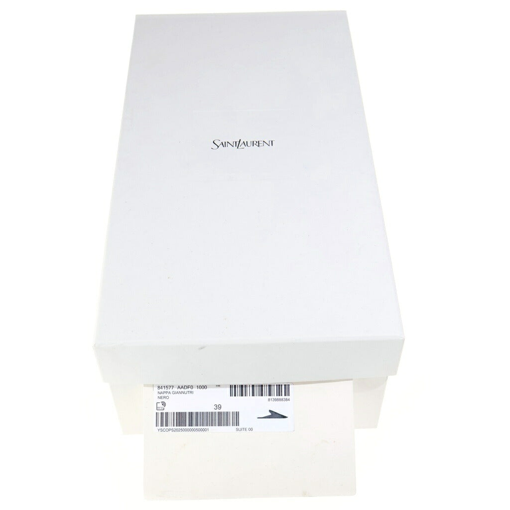 SAINT LAURENT PARIS(サンローランパリ) レザーミュール サンダルスライド ブラック 841577 AADF0