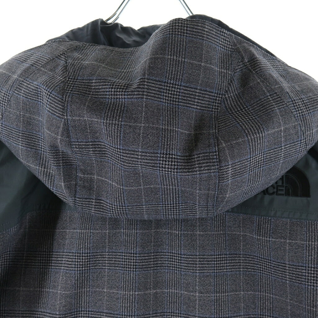 eYe COMME des GARCONS JUNYA WATANABE MAN(アイ コム デ ギャルソン ジュンヤ ワタナベ マン) 21AW AD2021 ×THE NORTH FACE ザノースフェイス グレンチェック ナイロンフーデッドジャケット マウンテンパーカ グレー WH-J904