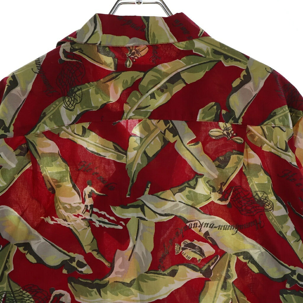 PATAGONIA(パタゴニア) 99SS PATALOHA パタロハ バナナラマ柄 半袖アロハシャツ レッド 57536