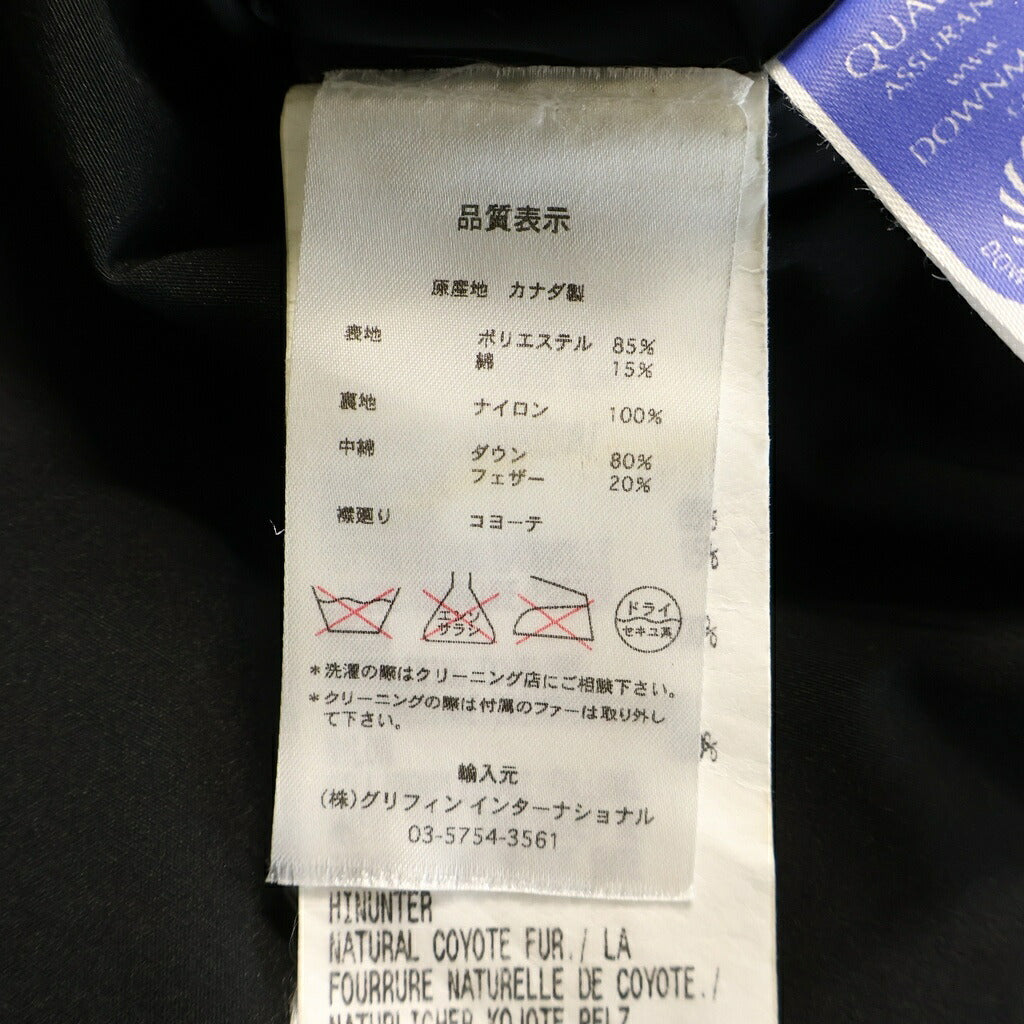 CANADA GOOSE(カナダグース) JASPER PARKA ジャスパー ファーフーデッドダウンジャケット ブラック 3438JM R