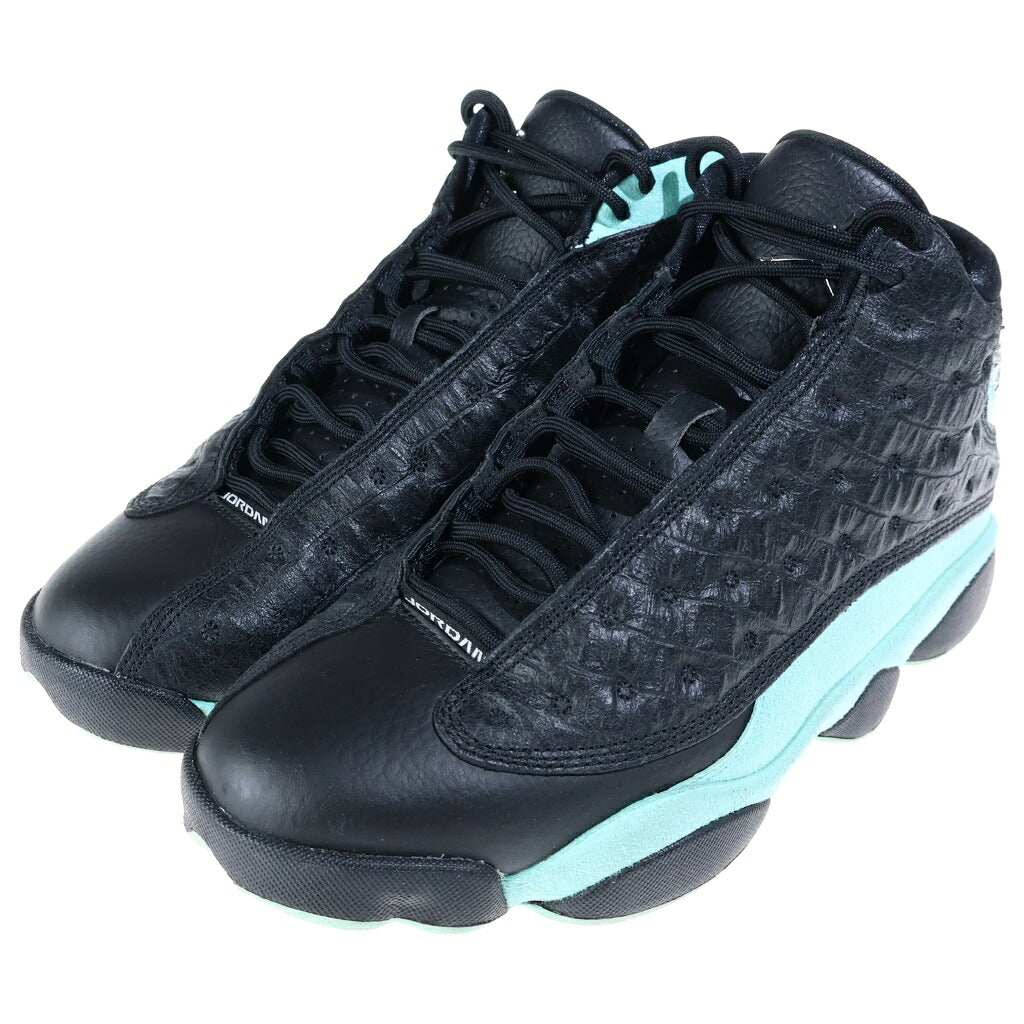 NIKE(ナイキ) AIR JORDAN 13 ISLAND GREEN エアジョーダン アイランドグリーン ハイカットスニーカー ブラック/グリーン US9/27cm 414571-030