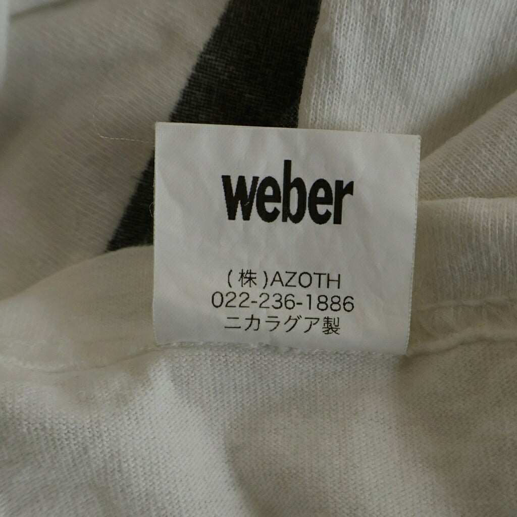 WEBER(ウェーバー) Let's get Lost (Poster art2) フォトプリントTシャツ ホワイト