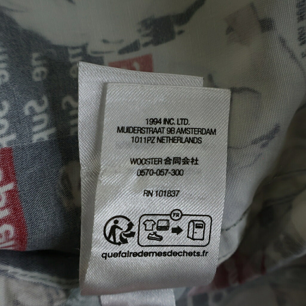 SUPREME(シュプリーム) 23SS Magazine S/S Shirt マガジン 総柄プリント 半袖レーヨンシャツ マルチカラー