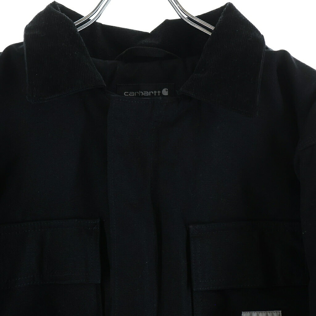 CARHARTT(カーハート) 24AW FIRM DUCK INSULATED TRADITIONAL COAT ジップアップ ヘビーウェイト ファームダック トラディショナルコート コットンワークジャケット ブラック OC0003-M