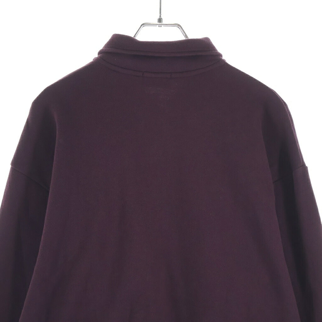 KITH(キス) 26AW PIQUE JACE POLO ピケ ジェイス ハーフジップ 長袖ポロシャツ レッド 26-070-060-0019-3-0