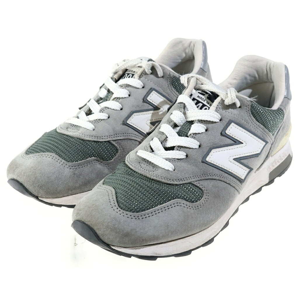 New Balance(ニューバランス) Ice Gray レザー ローカットスニーカー アイスグレー US9.5/27.5cm M1400GJ