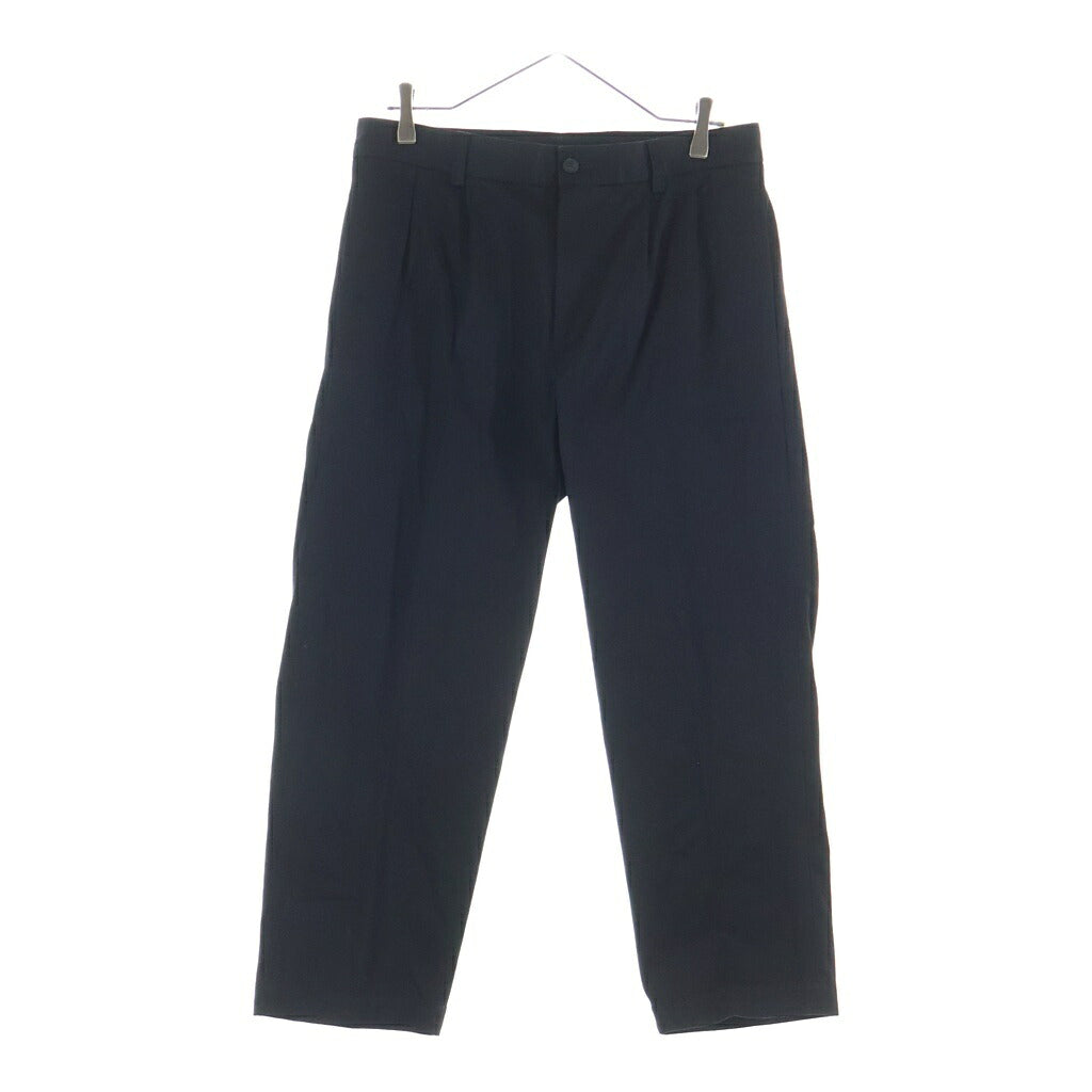 eYe COMME des GARCONS JUNYA WATANABE MAN(アイ コム デ ギャルソン ジュンヤ ワタナベ マン) 23SS AD2022 ×BROOKS BROTHERS ブルックスブラザーズ ジップフライ ワイドチノパンツ ブラック WK-P909
