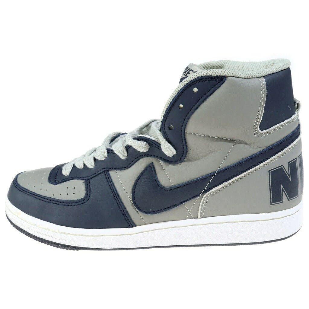 NIKE(ナイキ) 【観賞用 2003年製】 TERMINATOR HIGH GEORGETOWN ターミネーター ジョージタウン ハイカットスニーカー グレー/ネイビー US9/27cm 307147-041