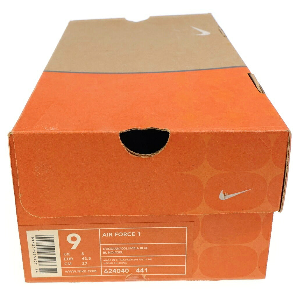 NIKE(ナイキ) 【観賞用 2002年製】 AIR FORCE 1 LOW OBSIDIAN エアフォース1 オブシディアン ローカットスニーカー ネイビー/ブルー US9/27cm 624040-119 624040-441