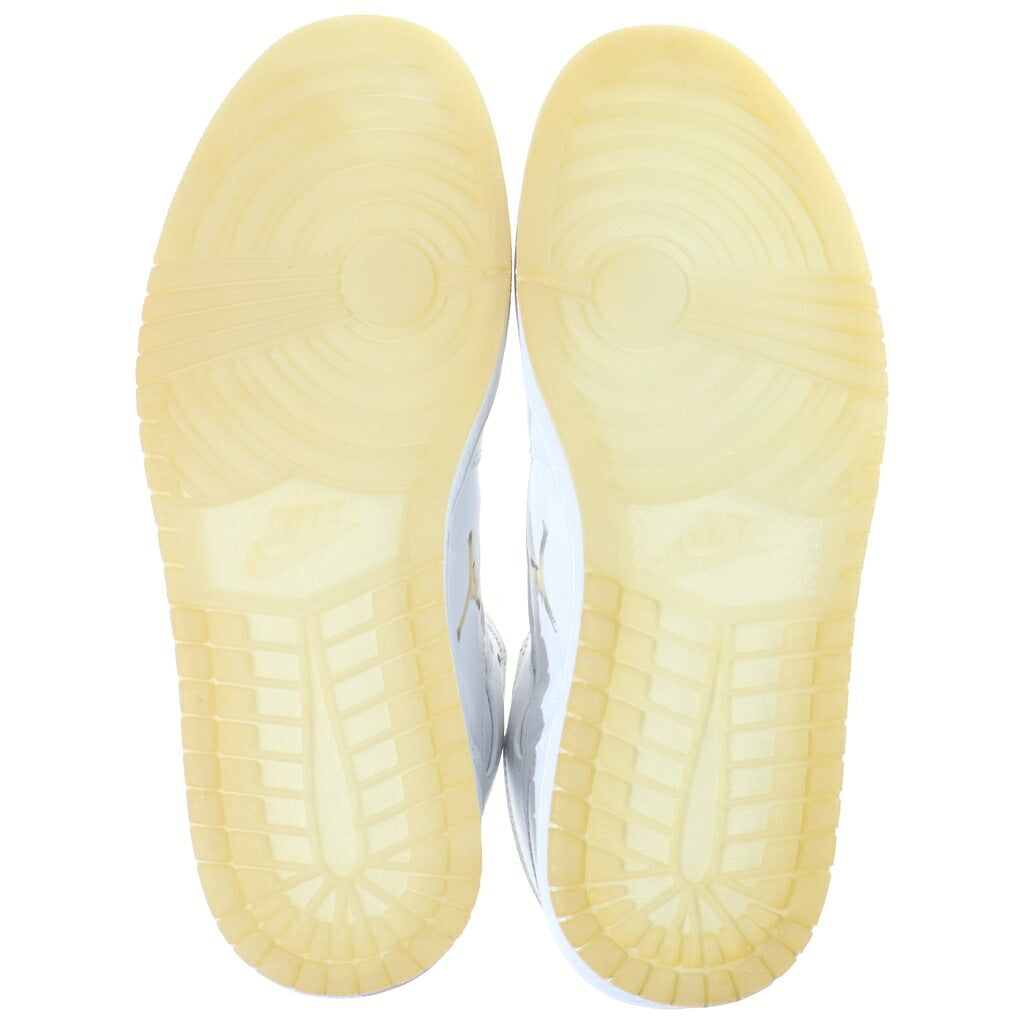 NIKE(ナイキ) 【観賞用 2002年製】 AIR JORDAN 1 RETRO WHITE CHROME エアジョーダン1 レトロ クローム ハイカットスニーカー US9.5/27.5cm 306000-101
