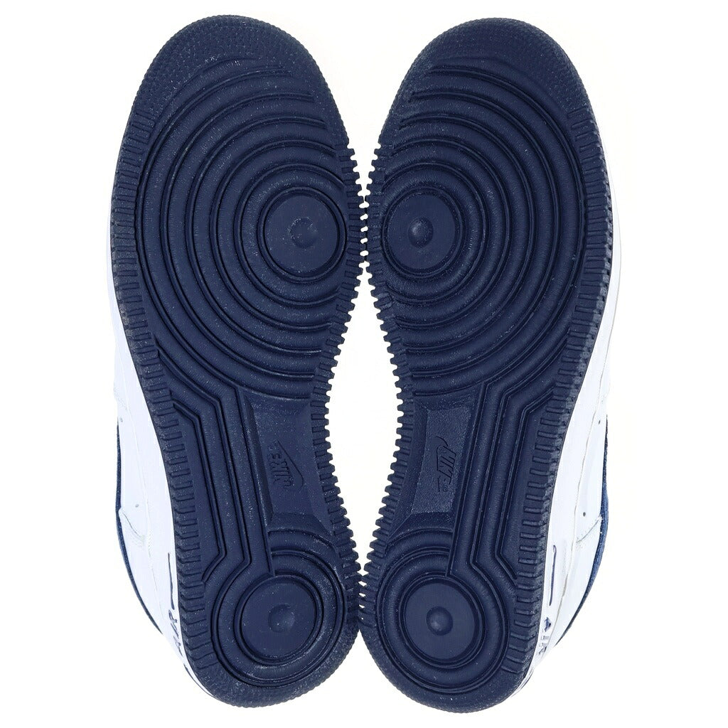 NIKE(ナイキ) 【観賞用 2002年製】 AIR FORCE 1 LOW DENIM エアフォース1 デニム ローカットスニーカー ホワイト/ネイビー US9/27cm 624040-119 624040-143