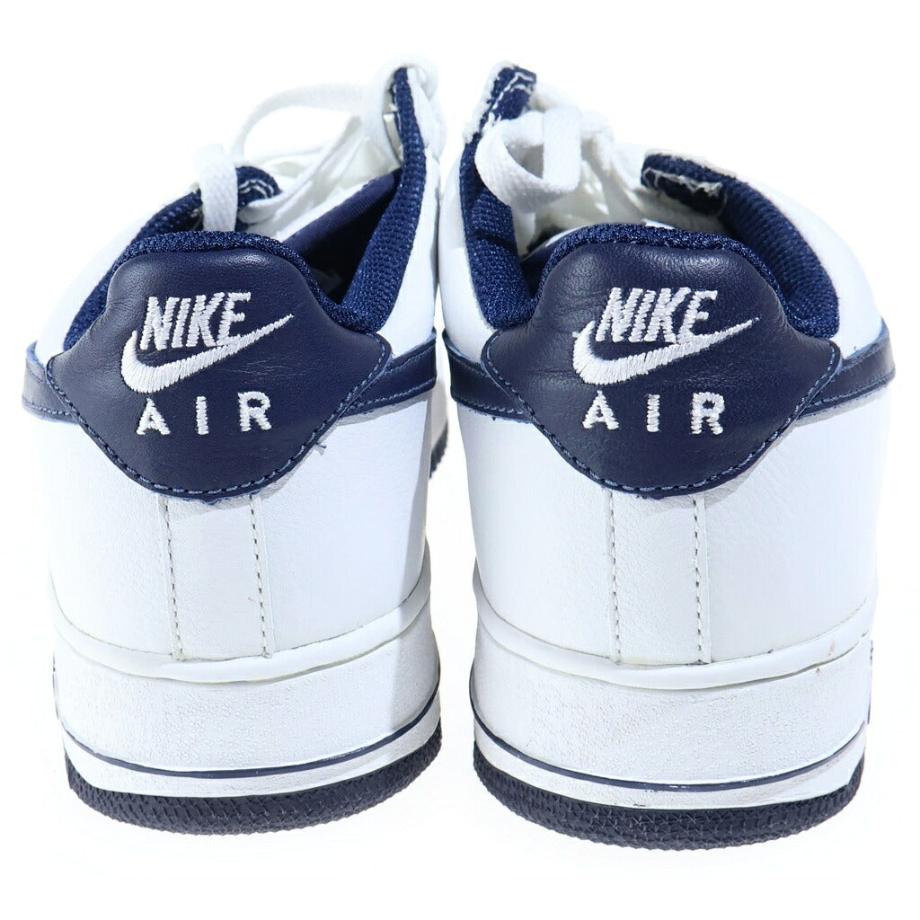 NIKE(ナイキ) 【観賞用 2002年製】 AIR FORCE 1 LOW エアフォース1 ローカットスニーカー ホワイト/ネイビー US9/27cm 624040-141