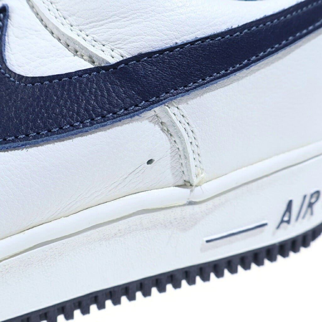 NIKE(ナイキ) 【観賞用 2002年製】 AIR FORCE 1 LOW エアフォース1 ローカットスニーカー ホワイト/ネイビー US9/27cm 624040-141
