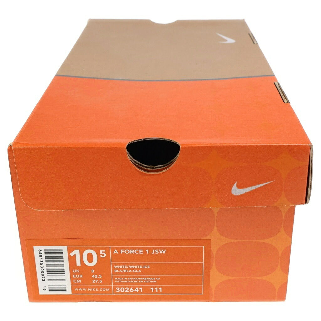 NIKE(ナイキ) 【観賞用 2002年製】 WMNS AIR FORCE 1 LOW JSW ウィメンズ エアフォース1 ローカットスニーカー ホワイト US10.5/27.5cm 302641-111