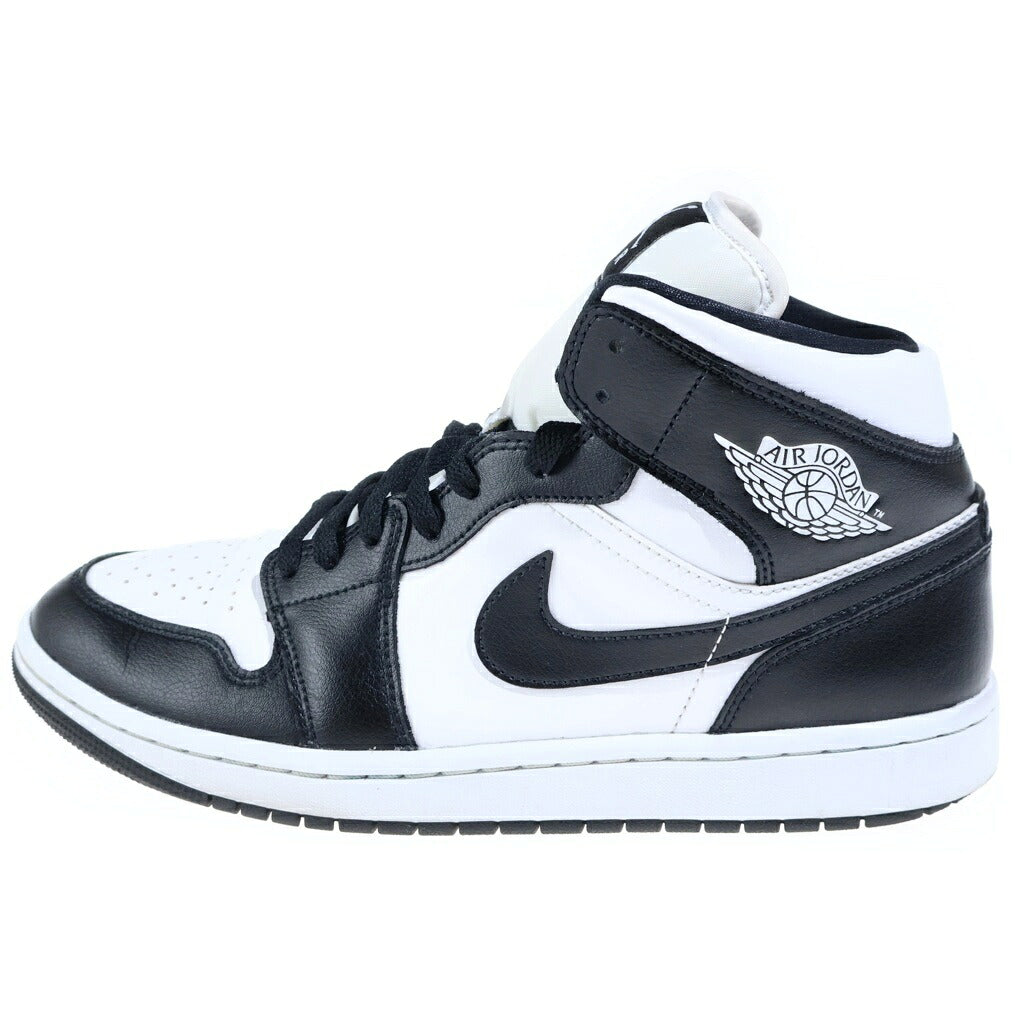 NIKE(ナイキ) WMNS AIR JORDAN MID ウィメンズ エアジョーダン 1 ミッドカットスニーカー ブラック/ホワイト US11/28cm DV0991-100