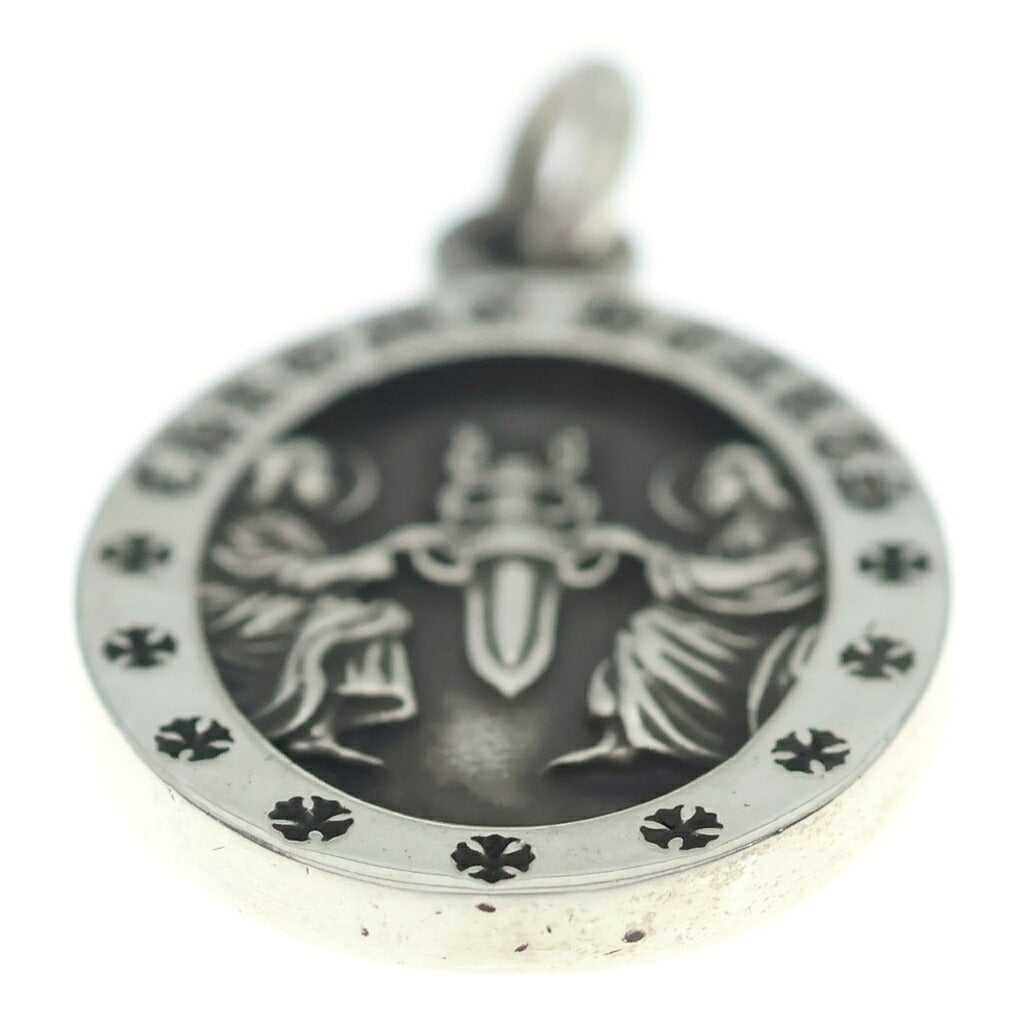 CHROME HEARTS(クロムハーツ) ANGEL MEDAL OVAL オーバルエンジェルメダル ペンダントトップ シルバー BCA207