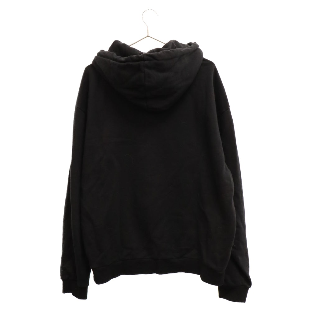 CELINE(セリーヌ) 23AW メッセージプリント スウェット フーディ パーカー ブラック 2Y99D670Q