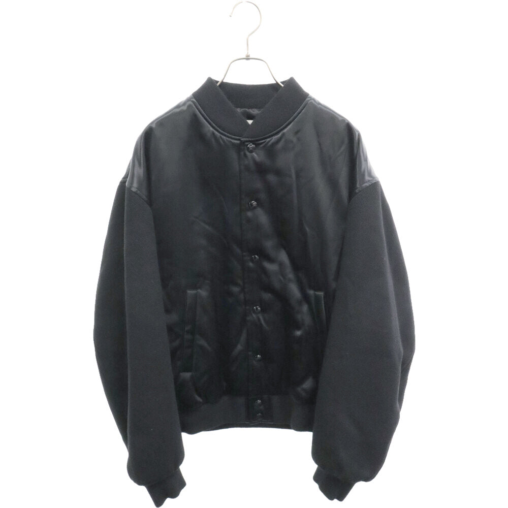 CELINE(セリーヌ) 22AW BOY DOLL TEDDY JACKET 2W750048S ボーイドール テディ サテン ウールジャケット ブラック