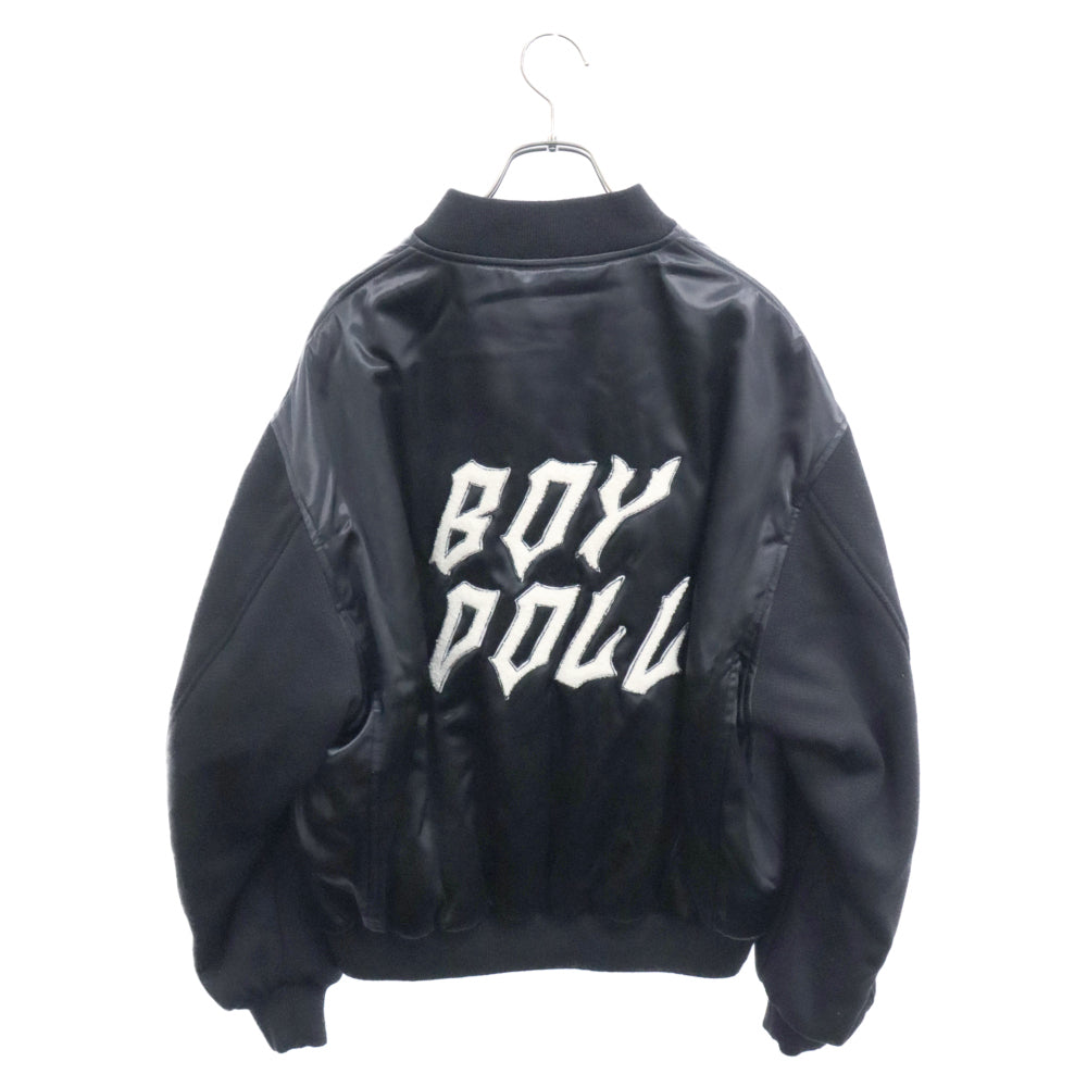 CELINE(セリーヌ) 22AW BOY DOLL TEDDY JACKET 2W750048S ボーイドール テディ サテン ウールジャケット ブラック
