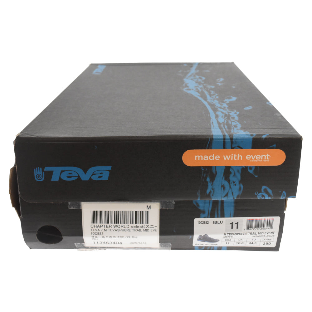 Teva(テバ) TEVASPHERE TRAIL MID EVENT ローカットスニーカートレッキングシューズ ブルー US11/29cm 1002852