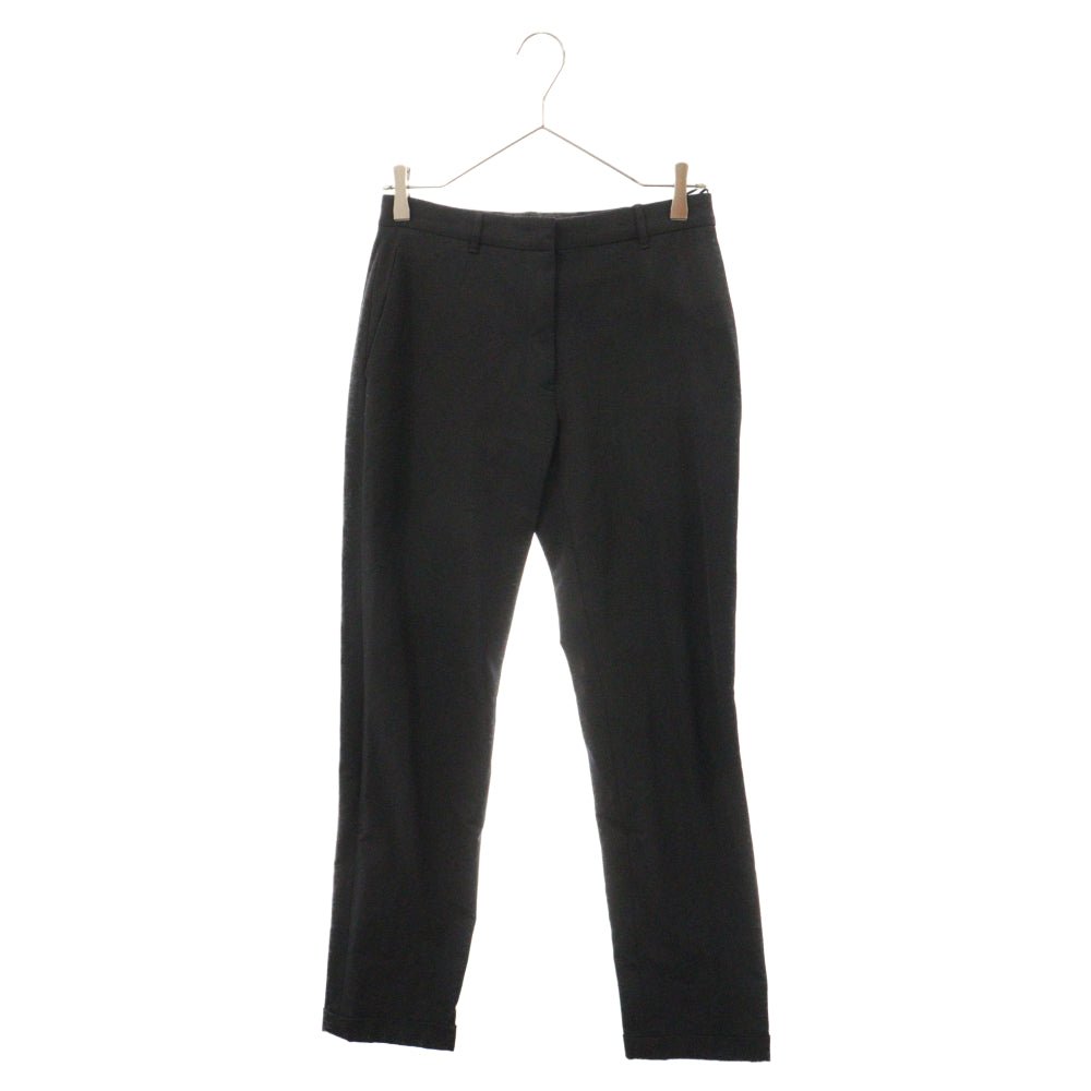 JIL SANDER(ジルサンダー) レーヨン混 ナイロン スラックス パンツ ブラック 306900 WF470222