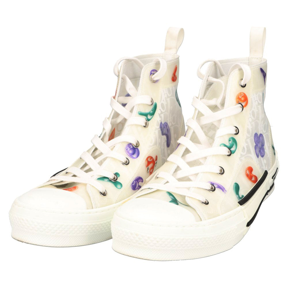 DIOR(ディオール) ×Kenny Scharf B23 High ケニーシャーフ ハイカットスニーカー ホワイト 3SH118ZKK_H065