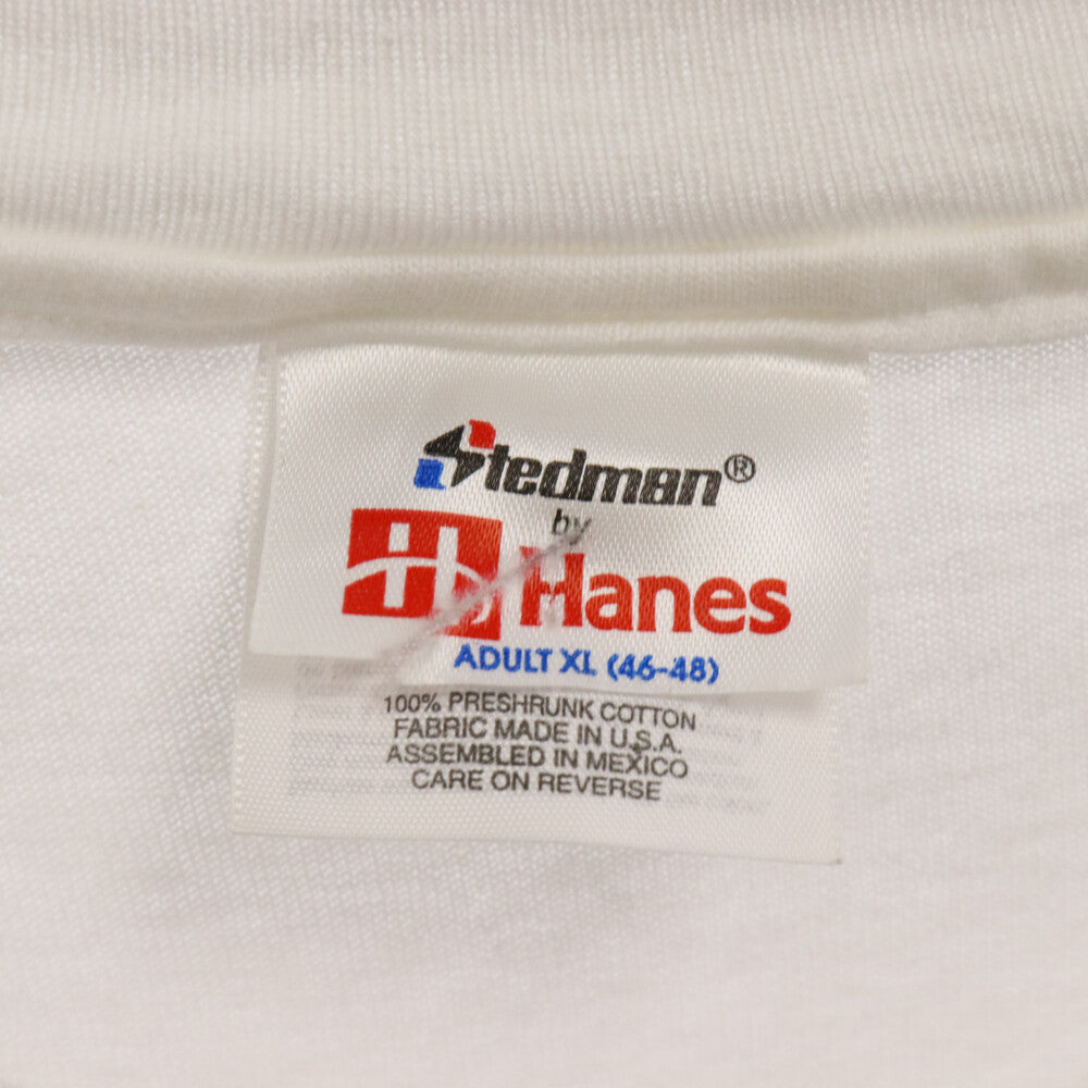 VINTAGE(ヴィンテージ) 90s VINTAGE PREDATOR Stedman byHanes ヴィンテージ プレデター バックプリント 半袖 Tシャツ ステッドマン ヘインズ タグ ホワイト