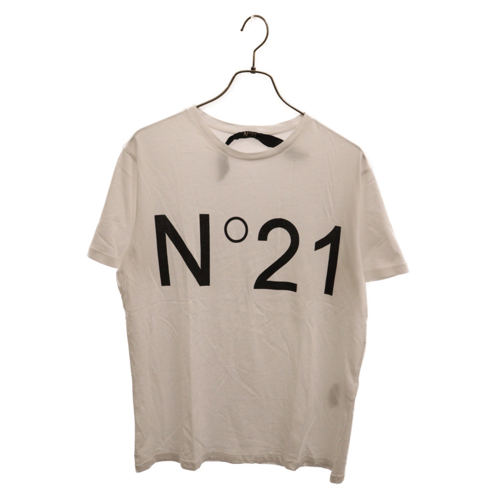 N21 numero ventuno(ヌメロ ヴェントゥーノ) ロゴプリント 半袖Tシャツ ホワイト