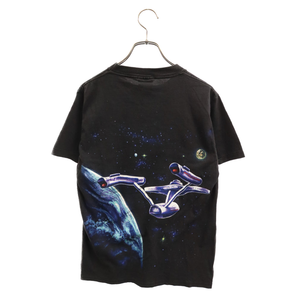 VINTAGE(ヴィンテージ) 90s VINTAGE STAR TREK ヴィンテージ スター トレック 両面 プリント 半袖Tシャツカットソー ブラック