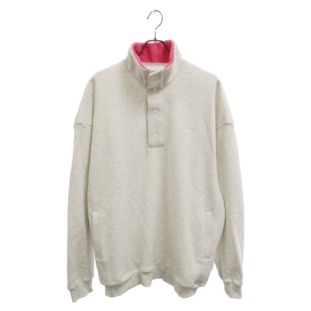 Acy(エイシー) Hi Neck Pullover ハイネック プルオーバー スウェットトレーナー ホワイト ACY-23AW-003