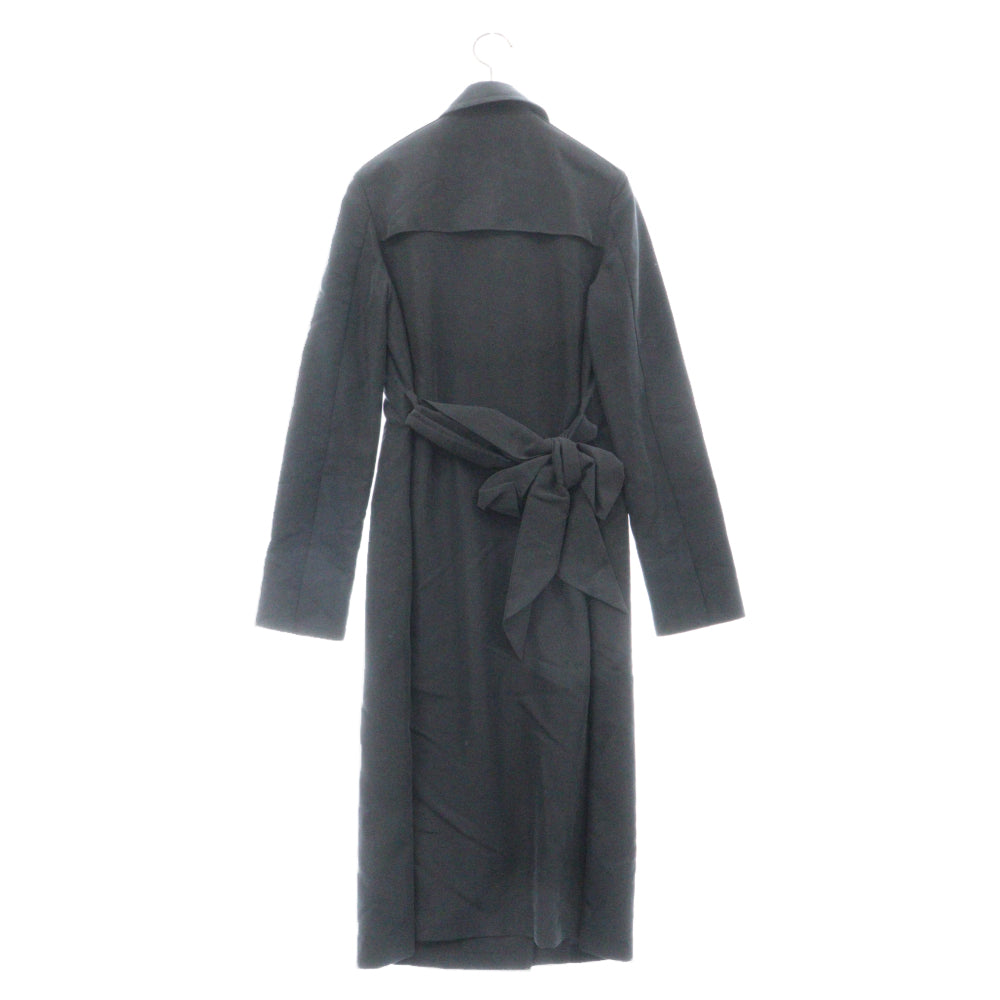 MOUSSY(マウジー) 4Bステンカラーロングコート ブラック レディース 0225AF30-5040