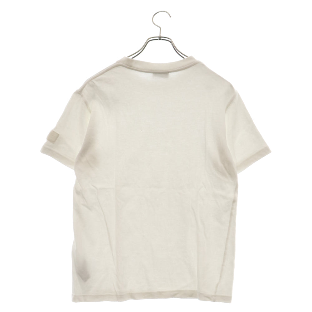 DIOR(ディオール) 20SS アームロゴパッチ クルーネック 半袖Tシャツ カットソー ホワイト 013J615A0554