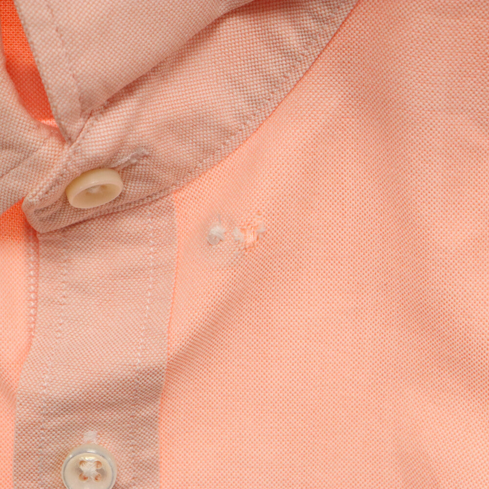 SOPHNET.(ソフネット) OXFORD B.D SHIRT 刺繍 オックスフォード ボタンダウン 長袖シャツ ピンク SOPH-000037