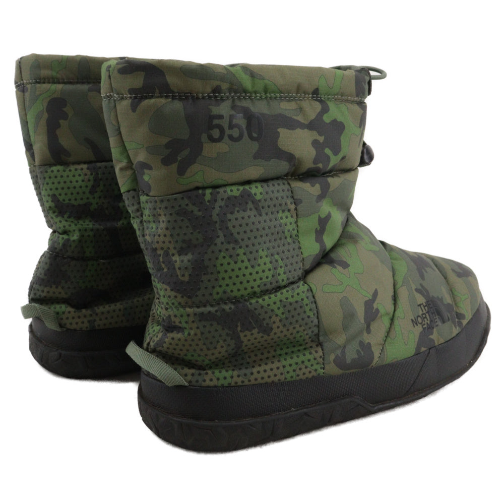 THE NORTH FACE(ザノースフェイス) NUPTSE BOOTIE ヌプシ ブーティー ナイロンダウン ブーツ カーキ NF0A7W4H