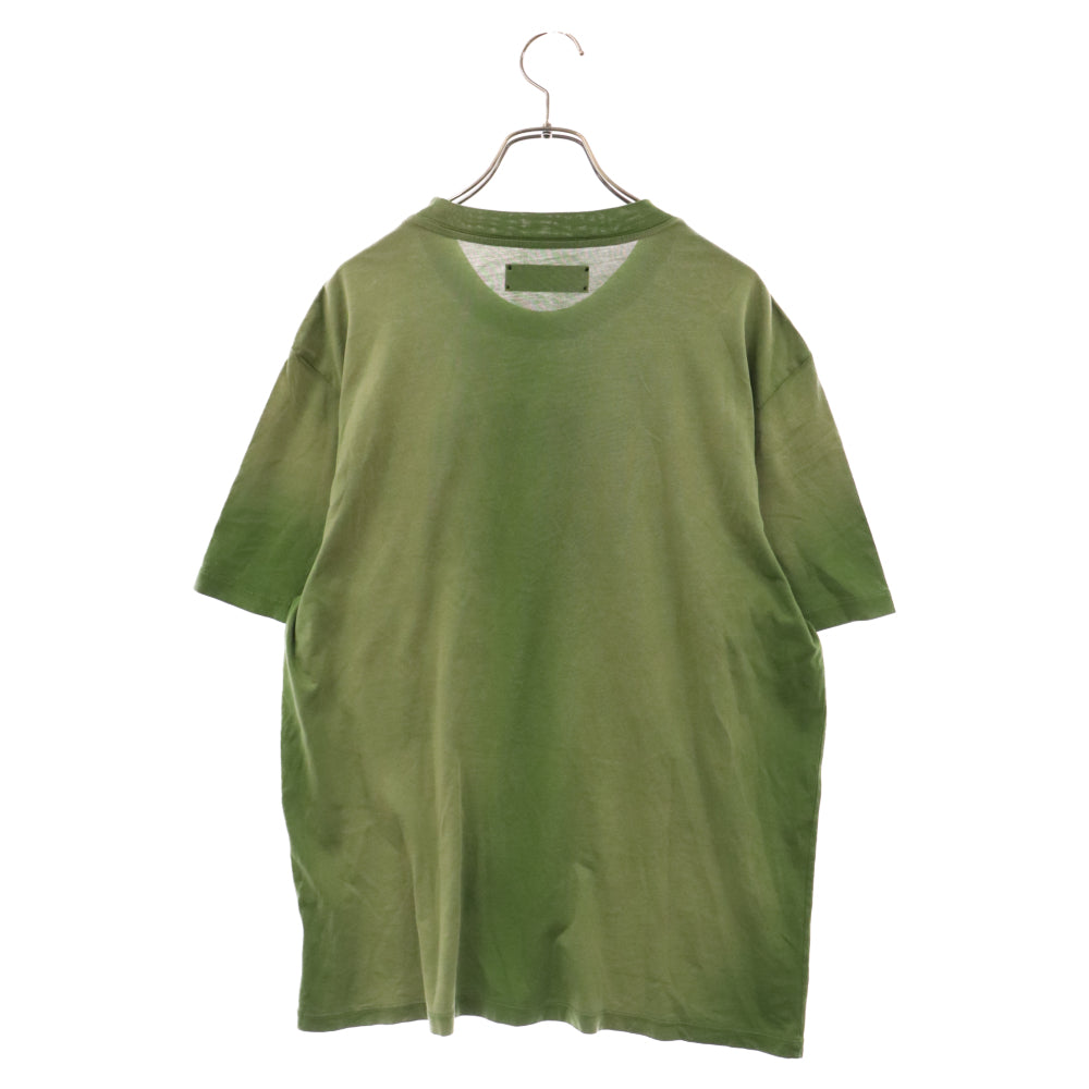 AMIRI(アミリ) 24SS TRACK TEE / GRN フロントプリント クルーネック半袖Tシャツ グリーン