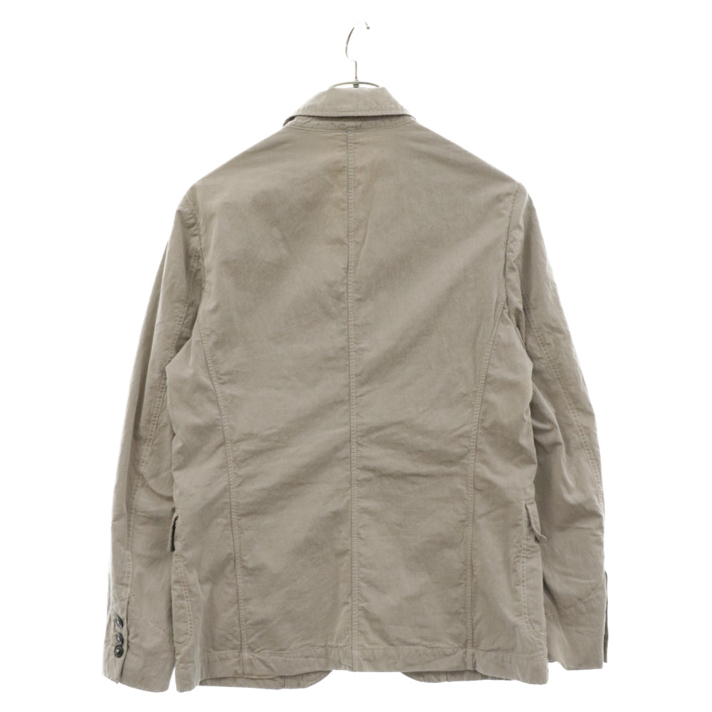 C.P. Company(シーピーカンパニー) Cotton Nylon Mix Blazer 3B ナイロン混 ブレザー テーラードジャケット グレー 14WCPUZ01437