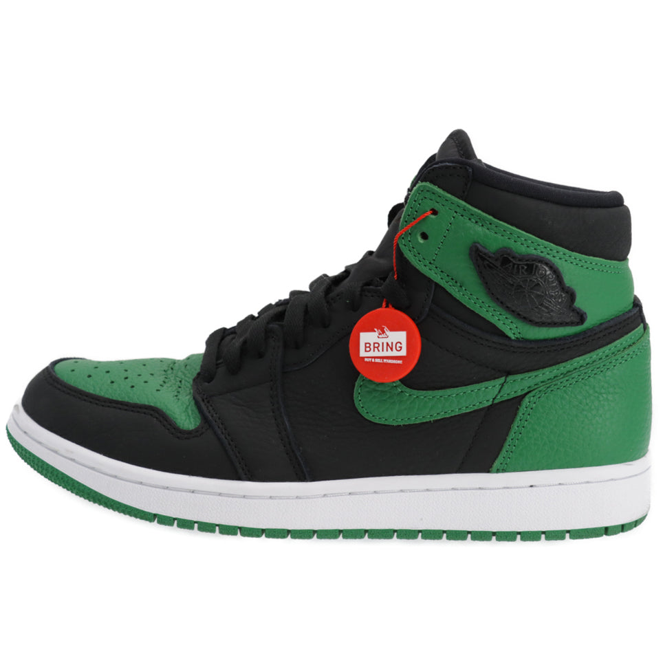 NIKE(ナイキ) AIR JORDAN 1 RETRO HIGH OG PINE GREEN エアジョーダン パイングリーン ハイカットスニーカー ブラック/グリーン US8.5/26.5cm 555088-030