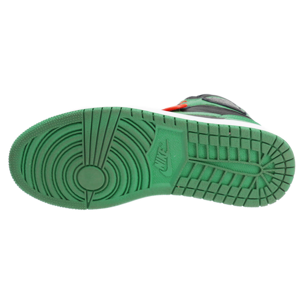 NIKE(ナイキ) AIR JORDAN 1 RETRO HIGH OG PINE GREEN エアジョーダン パイングリーン ハイカットスニーカー ブラック/グリーン US8.5/26.5cm 555088-030