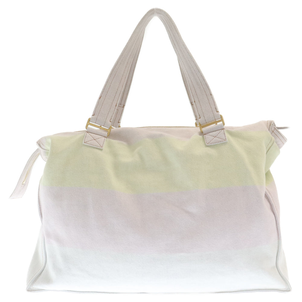 CHANEL(シャネル) 24SS COCO BEACH ココ ビーチ デニム トートバッグ ピンク/アイボリー AS4719 ランダムシリアル