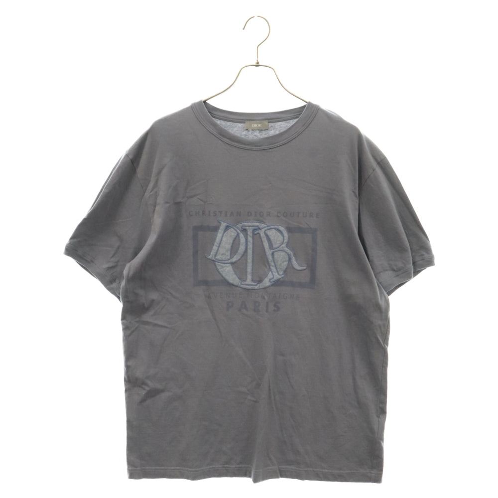 DIOR(ディオール) 24SS チャームロゴ 半袖Tシャツ カットソー ネイビー 493J642A0817