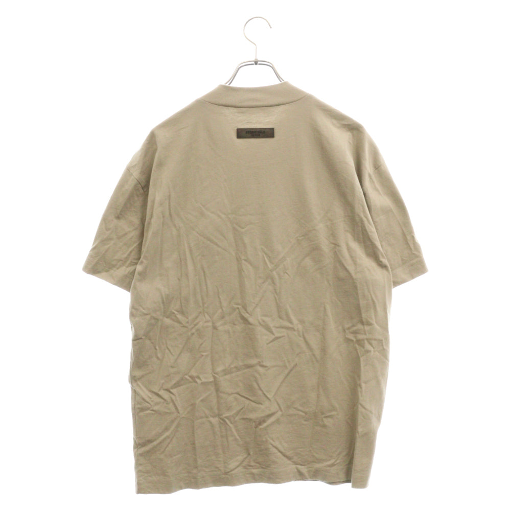 FOG Essentials(エフオージー エッセンシャルズ) フロント ラバーロゴ 半袖Tシャツ アイボリー