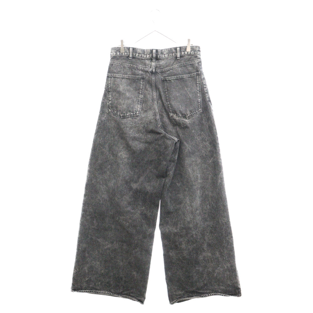 CELINE(セリーヌ) 22SS ELEPHANT JEANS フレアレッグエレファントジーンズ バギーデニムパンツ ブラック 2N644573Q