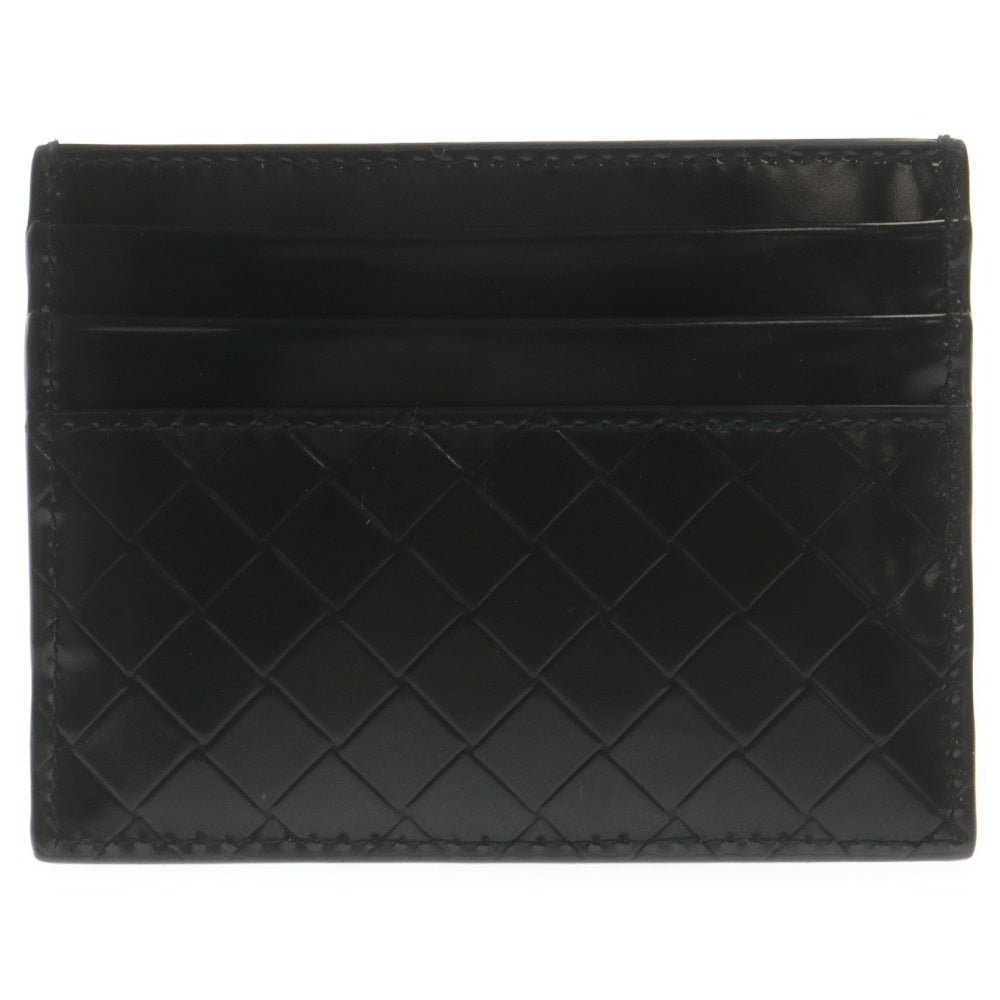 BOTTEGA VENETA(ボッテガヴェネタ) イントレチャート パテントレザー カードケース パスケース グリーン A00498533G