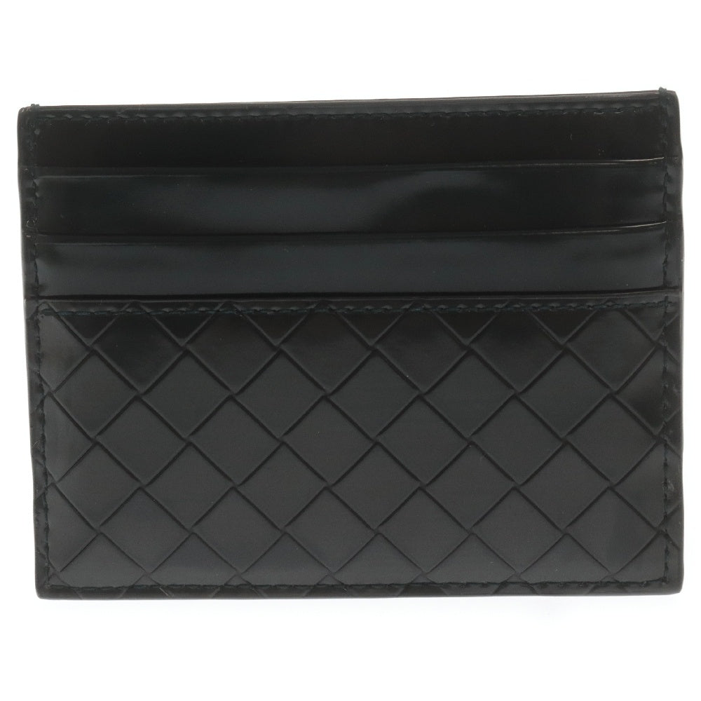 BOTTEGA VENETA(ボッテガヴェネタ) イントレチャート パテントレザー カードケース パスケース グリーン A00498533G