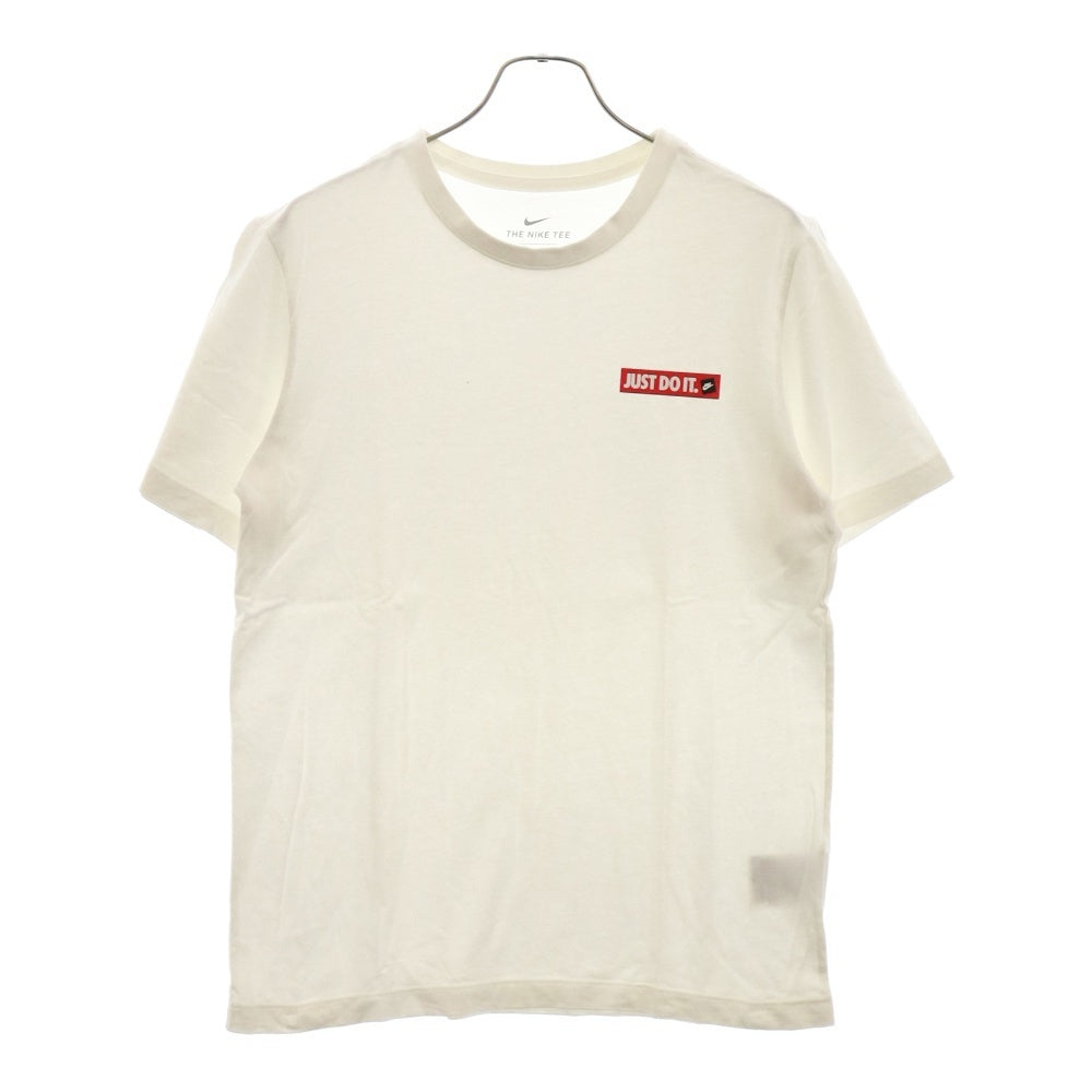 NIKE(ナイキ) JDI S/S TEE ジャスト ドゥ イット プリント クルーネック 半袖Tシャツ カットソー ホワイト BV7659-100