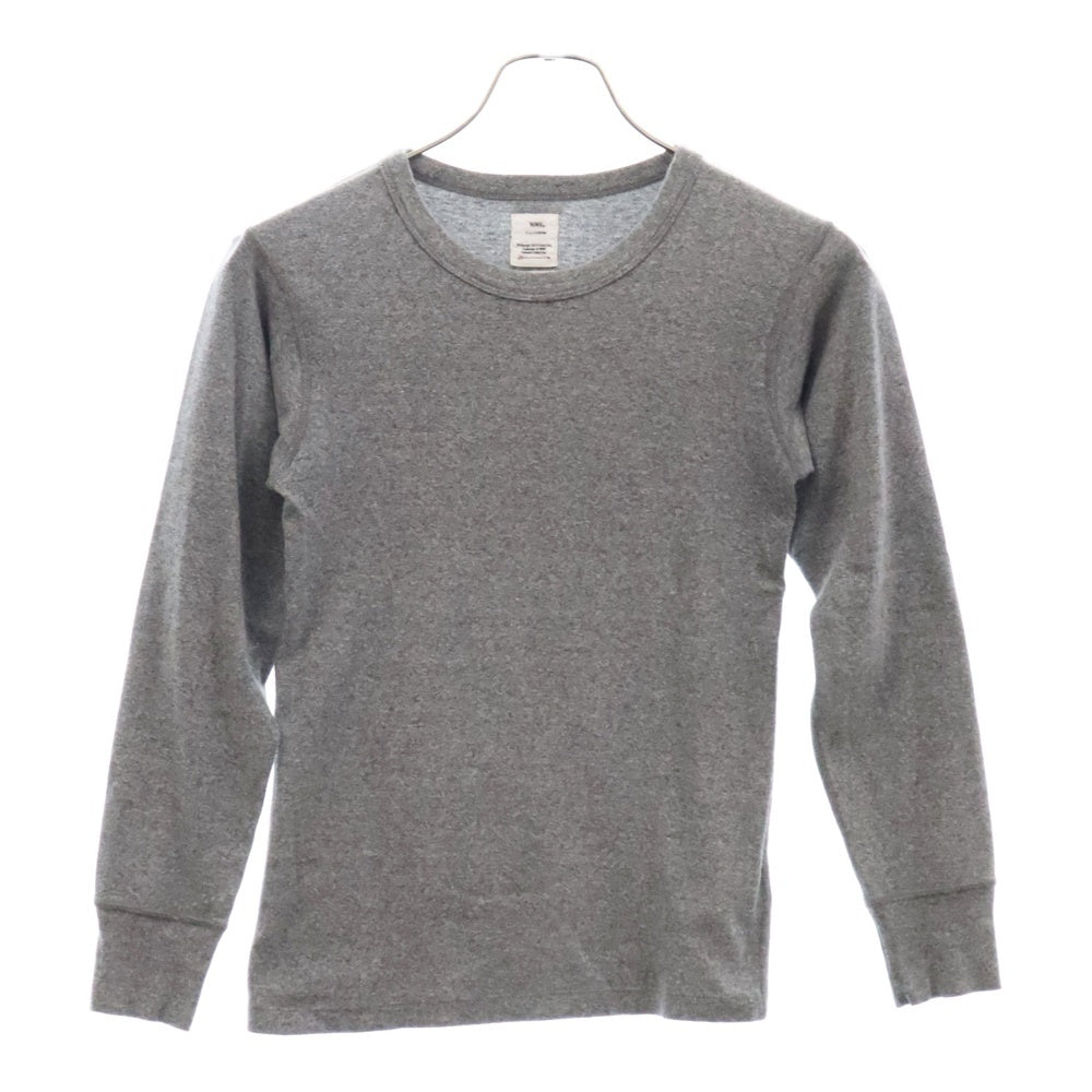 VISVIM WMV(ビズビム ダブリューエムブイ) 21AW ロングスリーブ 長袖Tシャツカットソー グレー 03212050100004 レディース