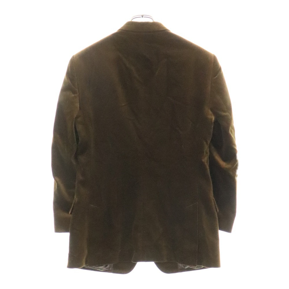 DOLCE & GABBANA(ドルチェアンドガッバーナ) Velvet Tailored Blazer ベルベッド テーラードジャケット ブラウン G2BY2T