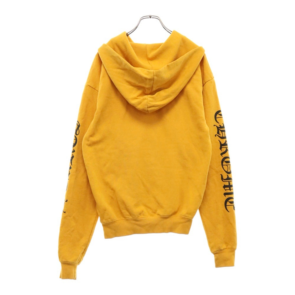 CHROME HEARTS(クロムハーツ) SWTSHRT PLVR アームロゴ スウェットプルオーバーパーカー マスタード